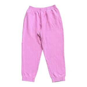 Victoria's Secret PINK Ribbed Lounge Joggers Pink Size Large